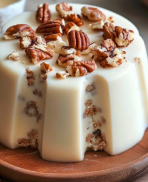 Gelatina de Nuez con Queso Crema