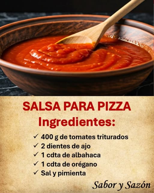 SALSA PARA PIZZA
