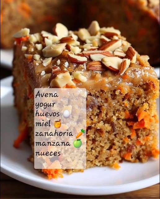 Torta de Avena y Zanahorias