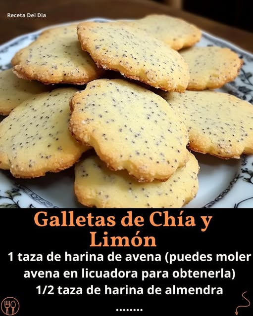 Galletas de Chía y Limón