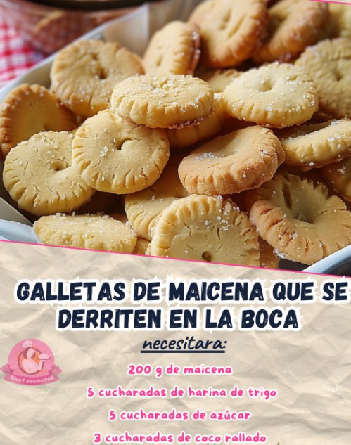 Galletas de Maicena Que se Derriten en la Boca