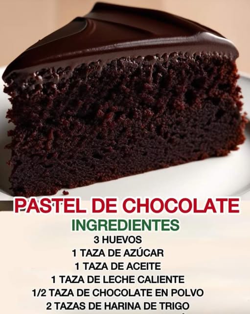 Pastel de Chocolate Casero