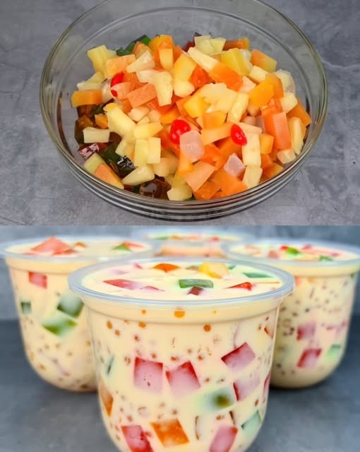Bebida de Gelatina de Tapioca Afrutada