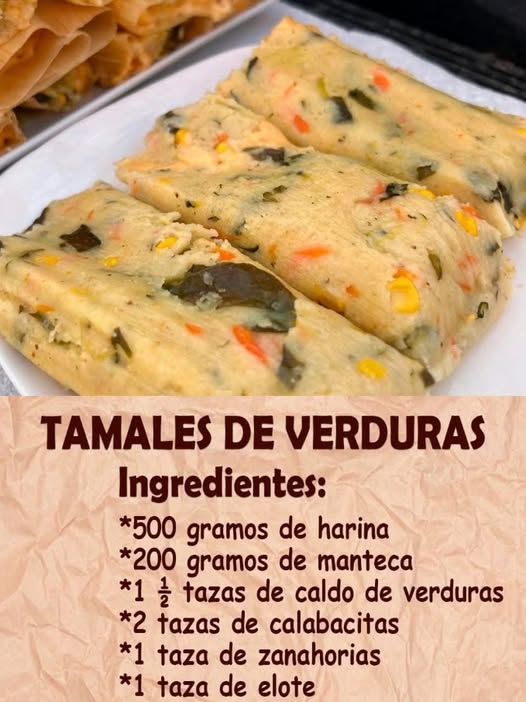 Tamales de Verduras