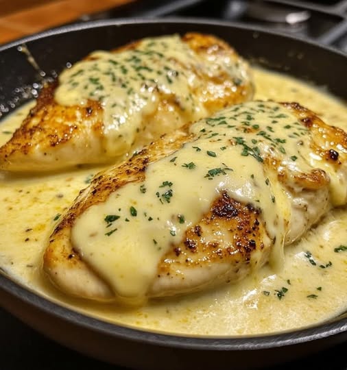 Pechuga de Pollo en Salsa de Queso