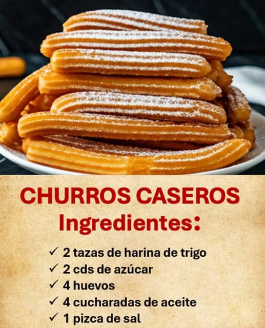 Churros Caseros Deliciosos