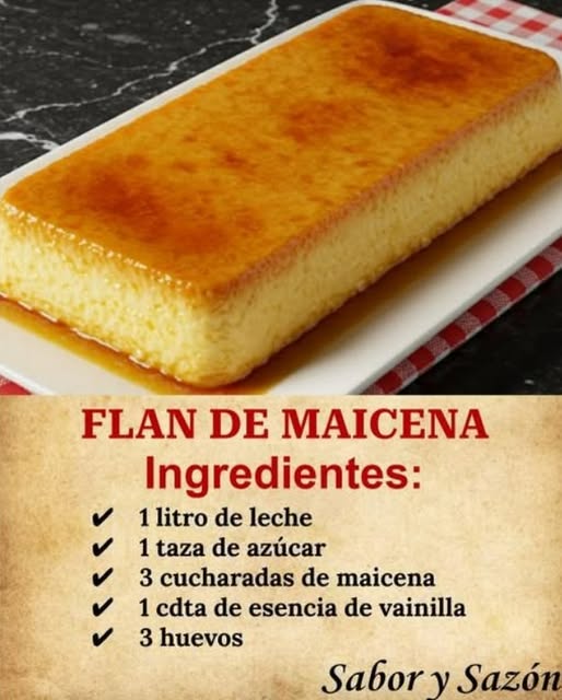 Flan de Maicena