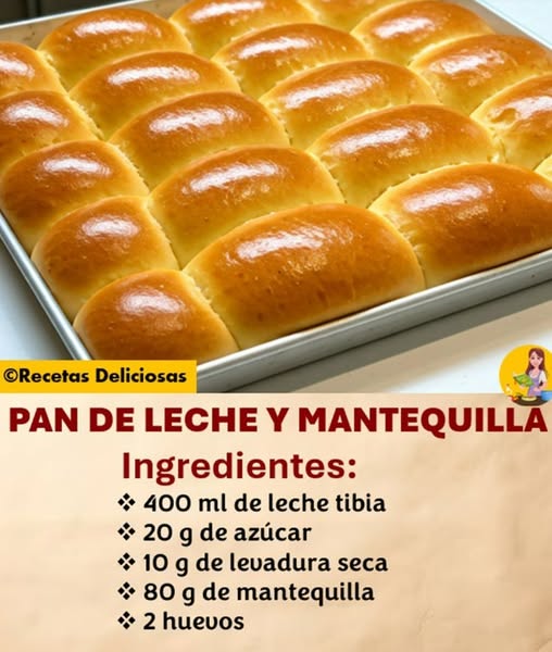 Pan de Leche y Mantequilla