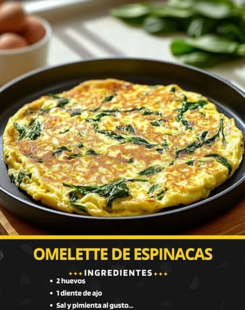Omelette de Espinacas