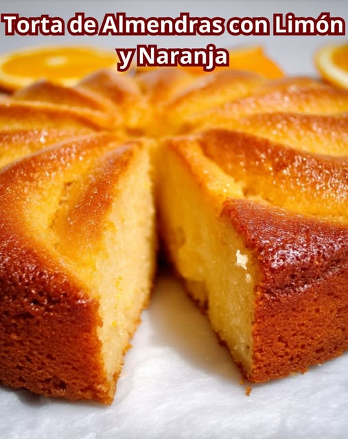 Torta de Almendras con Limón y Naranja