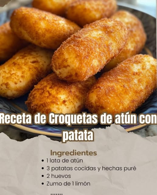 Croquetas de atún con patata