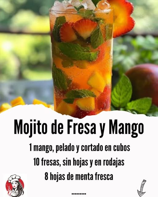 Mojito de Fresa y Mango