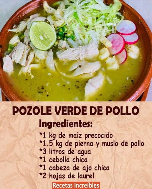 POZOLE VERDE DE POLLO