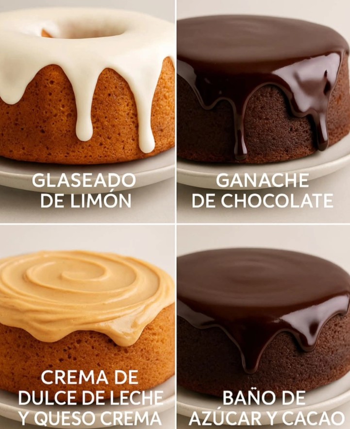 TE ENSEÑO 4 COBERTURAS CASERAS PARA PASTELES SIN MANTECA