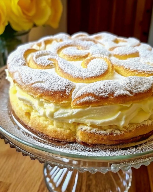 Torta Matera con Crema Pastelera