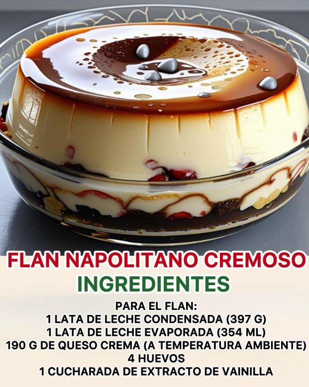 FLAN NAPOLITANO CREMOSO