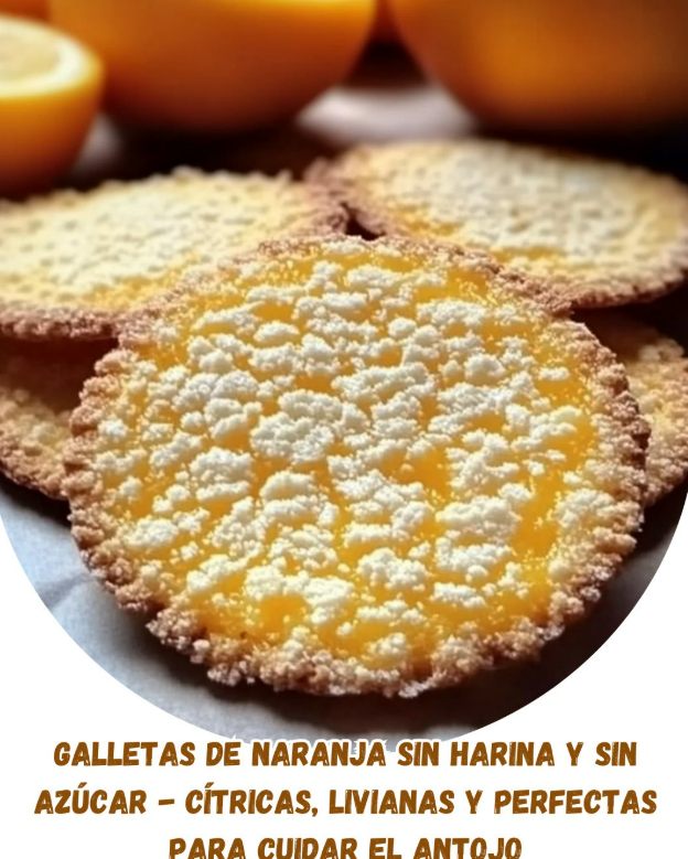 Galletas de Naranja sin Harina y sin Azúcar – Cítricas, livianas