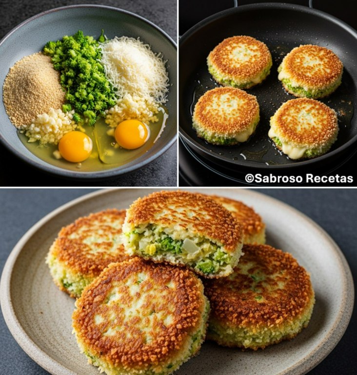 Tortitas de Brócoli con Queso