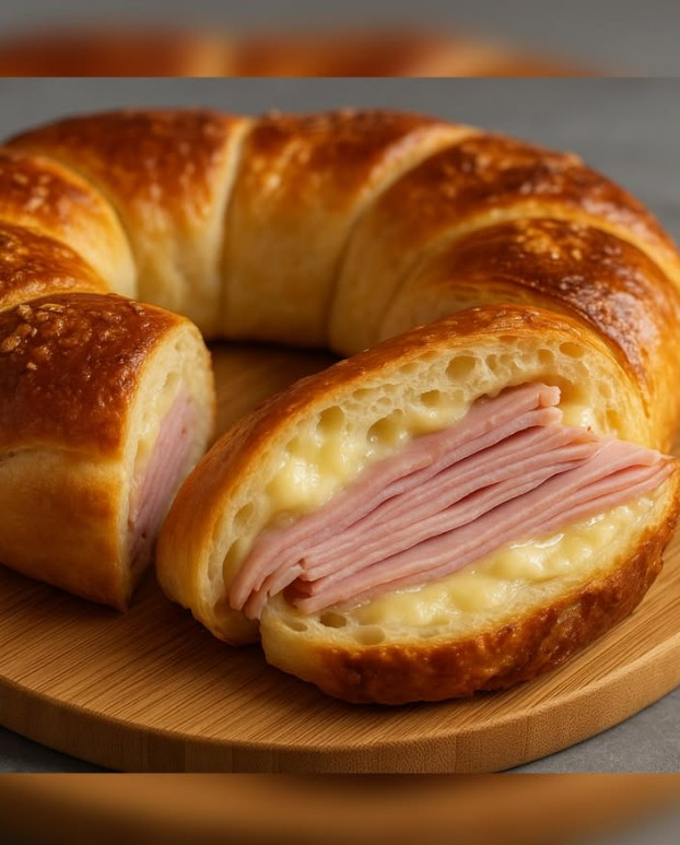 Rosca de Jamón y Queso