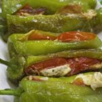 Pimientos Verdes Italianos Rellenos al Horno