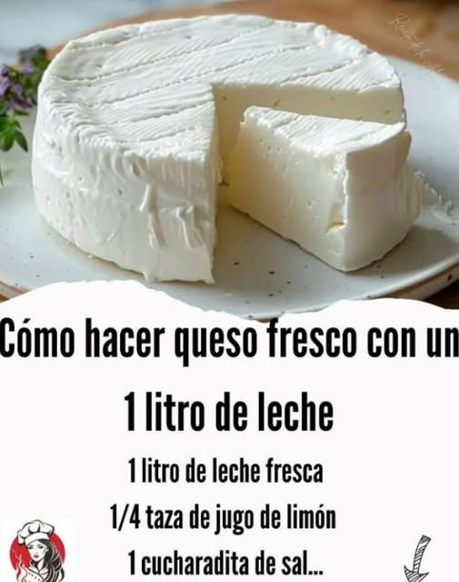 Queso Fresco con 1 Litro de Leche