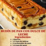 BUDÍN DE PAN CON DULCE DE LECHE