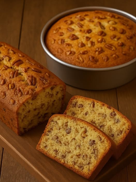 Pastel saludable de avena y nueces